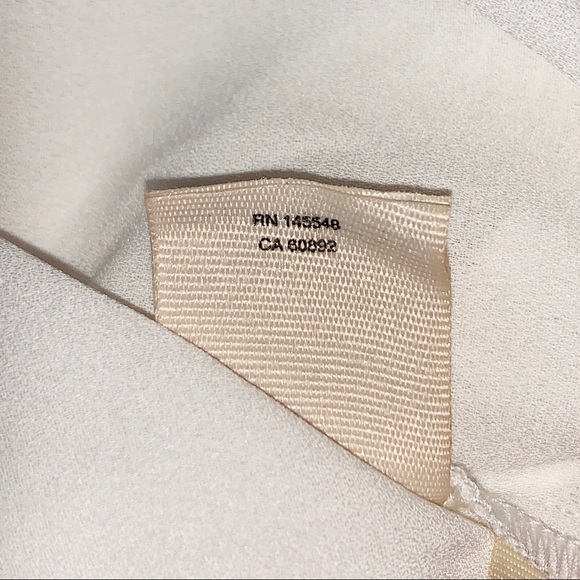 Rachael Roy White Pleated Cold Shoulder Tank - Picture 8 of 10